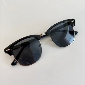 Classic Black Clubmaster Sunglasses
